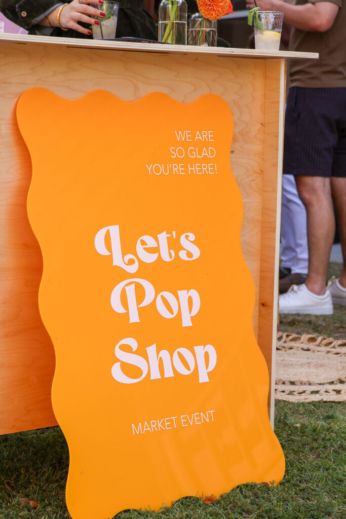event marketing sign